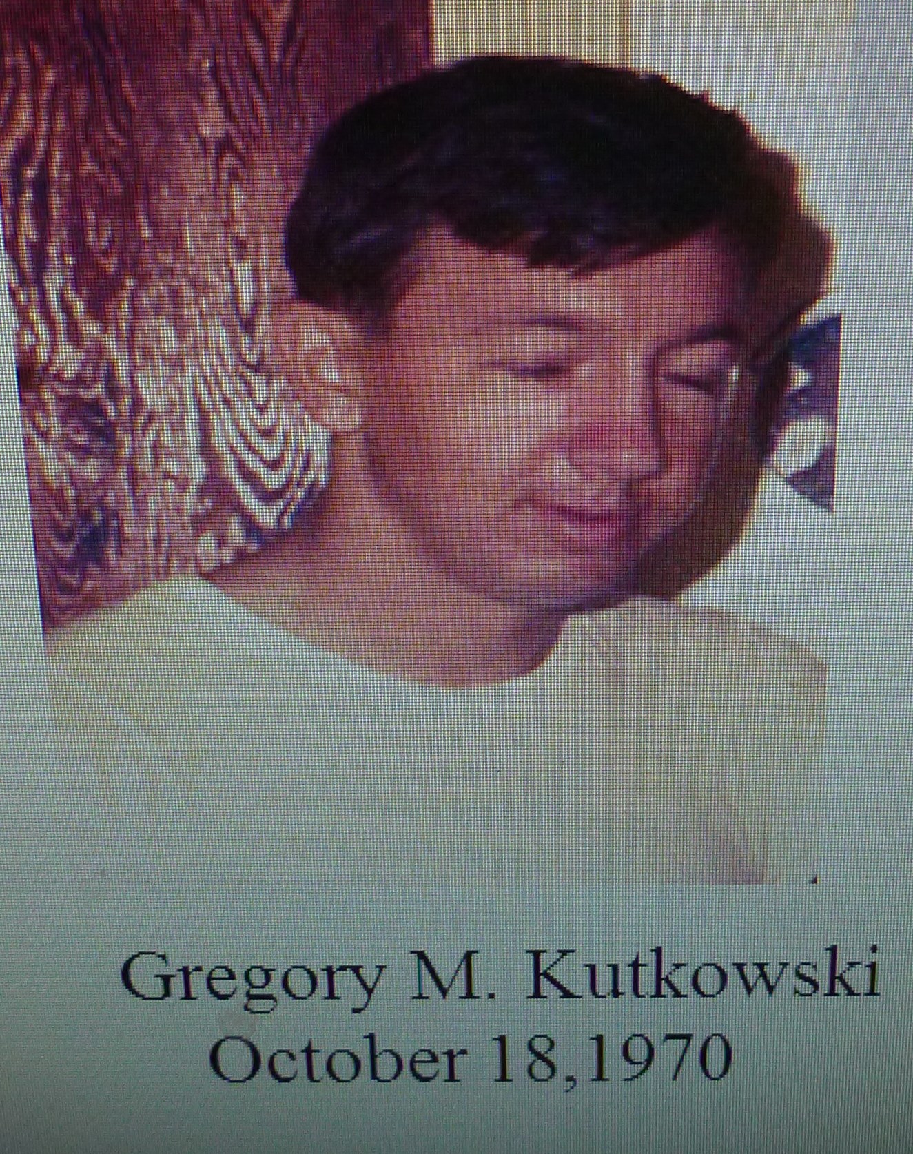 GREGORY M KUTKOWSKI